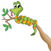 Snake Branch Wall Stickers