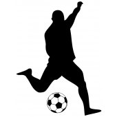 Soccer Player Wall Stickers