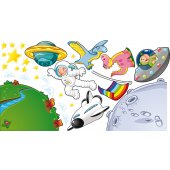 Space Set Wall Stickers