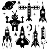 Space Set Wall Stickers