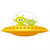 Spaceship Wall Stickers