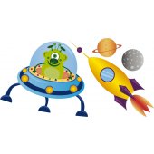 Spaceship Wall Stickers