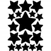 Stars Set Wall Stickers