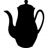 Tea-Pot - Chalkboard / Blackboard Wall Stickers