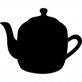 Tea-Pot - Chalkboard / Blackboard Wall Stickers