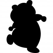 Teddy Bear - Chalkboard / Blackboard Wall Stickers