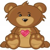 Teddy Bear Wall Stickers