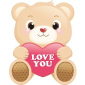 Teddy Bear Wall Stickers