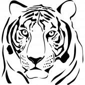 Tiger Wall Stickers