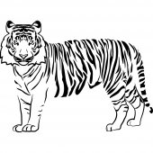 Tiger Wall Stickers