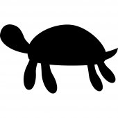 Tortoise - Chalkboard / Blackboard Wall Stickers