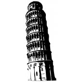 Tower of Pisa Wall Stickers