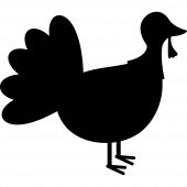 Turkey - Chalkboard / Blackboard Wall Stickers