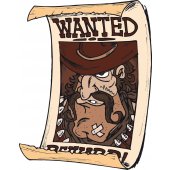 Wanted Wall Stickers