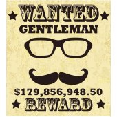 Wanted Wall Stickers