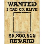 Wanted Wall Stickers