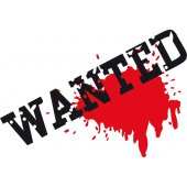 Wanted Wall Stickers