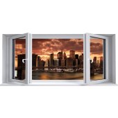 Window illusion Wall Stickers