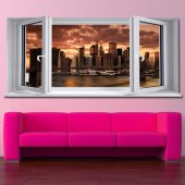 Window illusion Wall Stickers