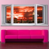 Window illusion Wall Stickers