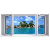 Window illusion Wall Stickers