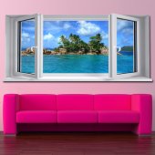 Window illusion Wall Stickers