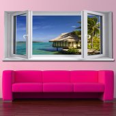 Window illusion Wall Stickers