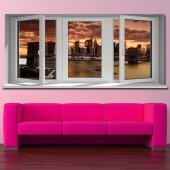 Window illusion Wall Stickers