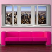 Window illusion Wall Stickers