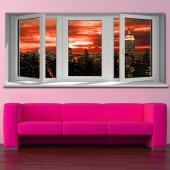 Window illusion Wall Stickers