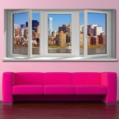 Window illusion Wall Stickers