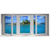 Window illusion Wall Stickers